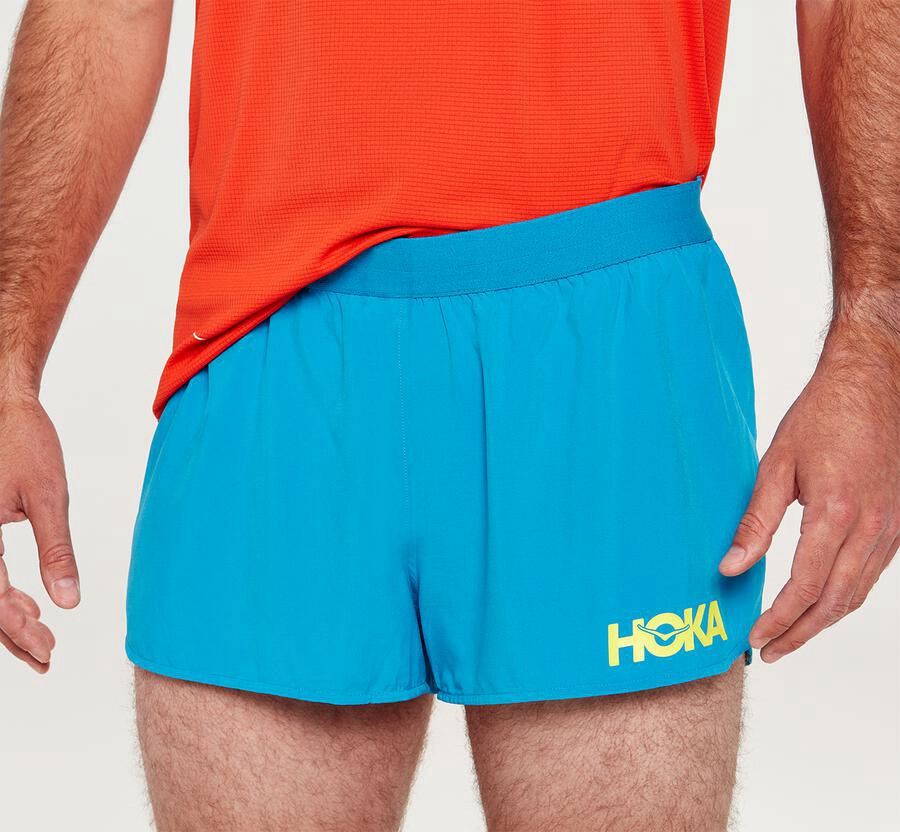 Bermudas Hoka One One Masculino Azuis - Performance - 195-PVKAIT